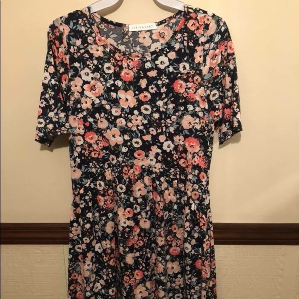 Floral midi dress